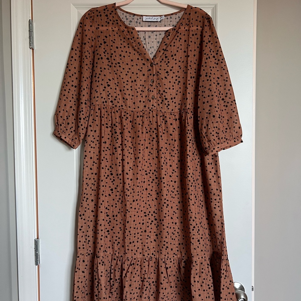 Petal & Pup Brown Dress